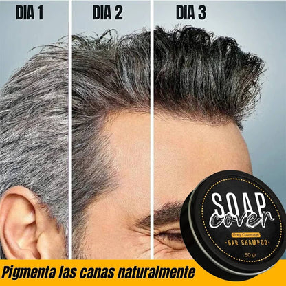 Fuerza Negra | Barra de Shampoo Anticanas