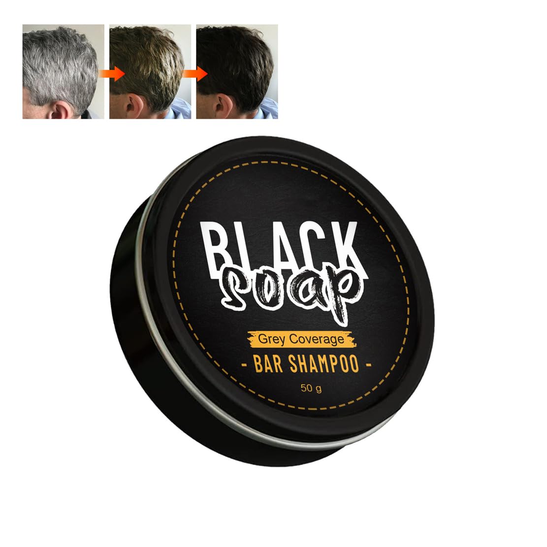 Fuerza Negra | Barra de Shampoo Anticanas