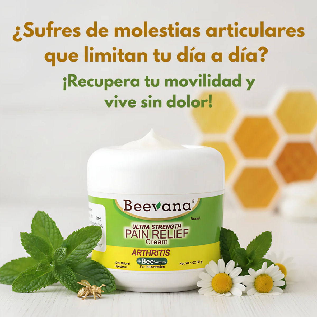 BeeRelax Crema - Alivia dolores musculares y articulares