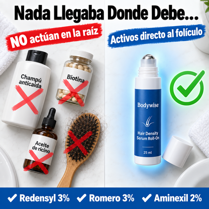 Sérum Capilar Roll-On | Cabello Más Denso Desde la Raíz