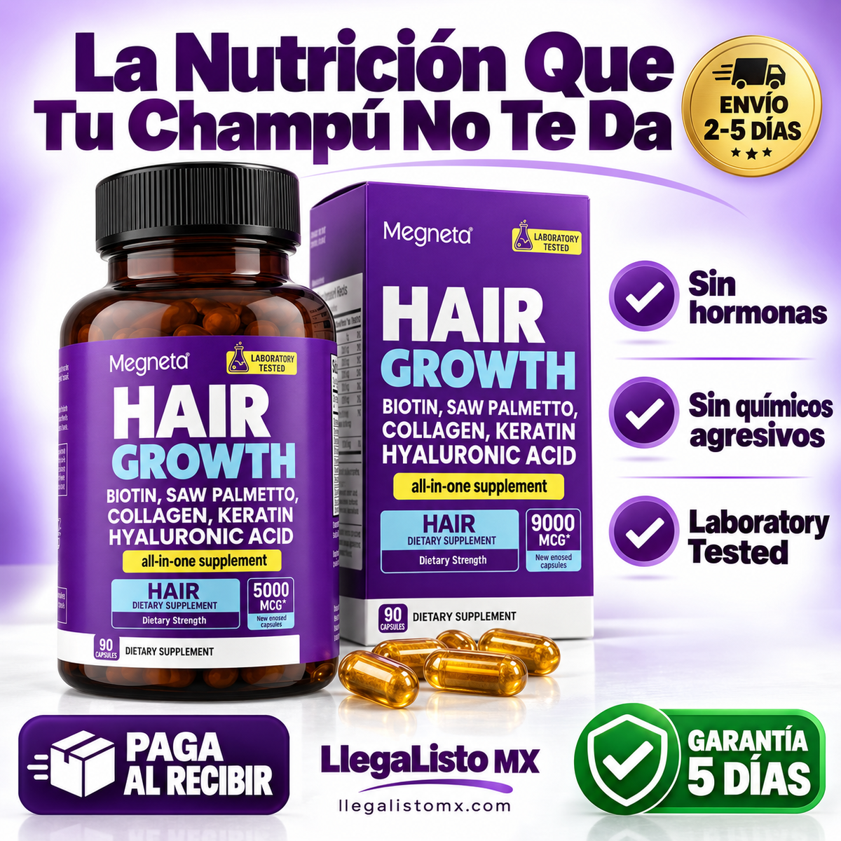 Hair Growth | Nutrición Para Tu Cabello